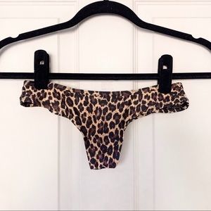 mprint heart cutout cheetah cheeky bikini bottoms
